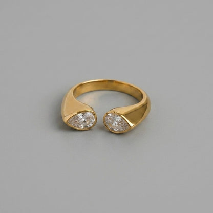 TAVI Open Edge A Tear Drop Shape Rings