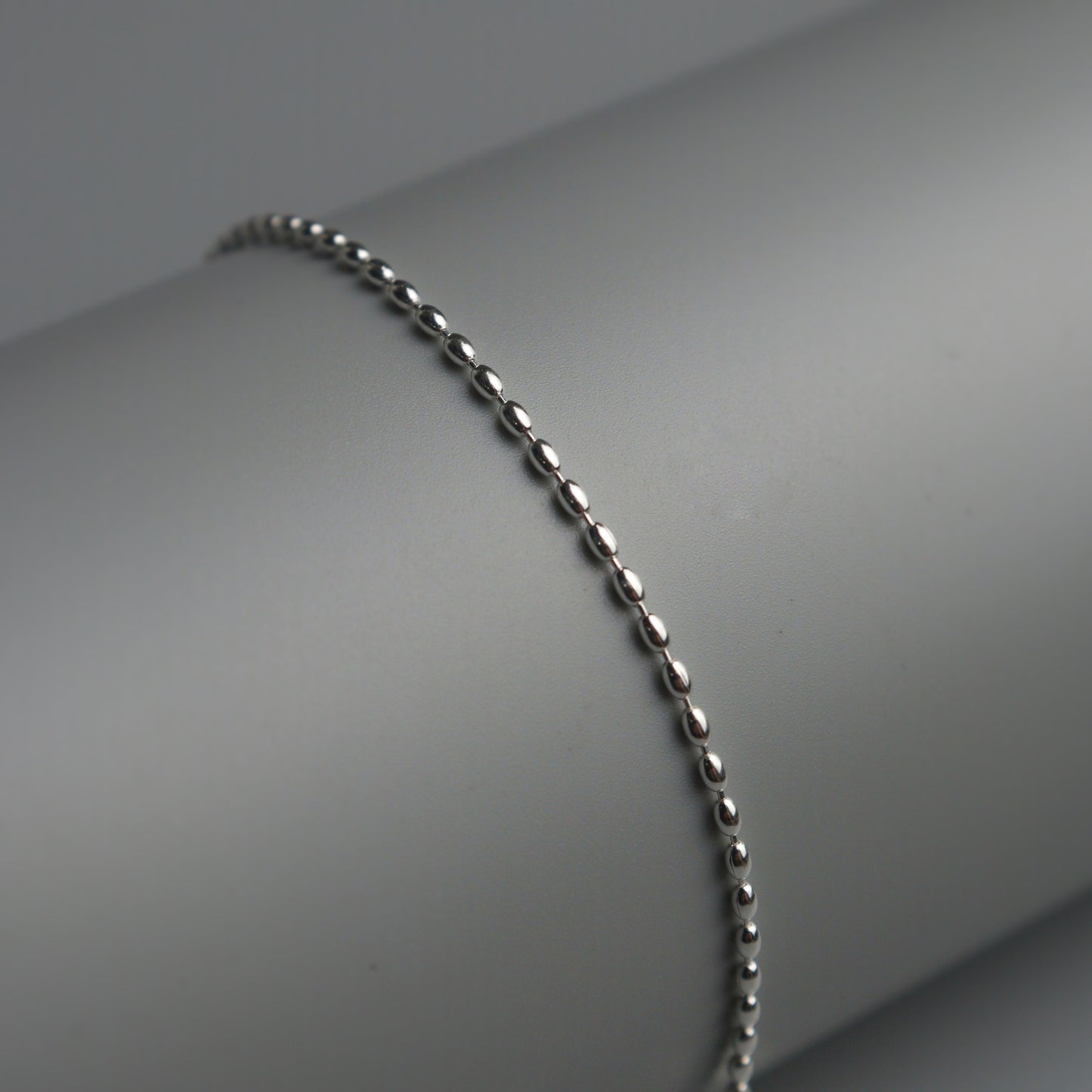 ZION S925 Silver for Men Women Bead Bracelet