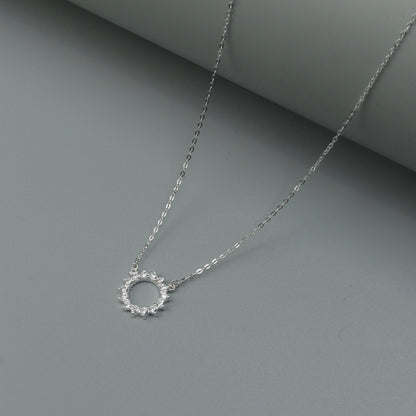 S925 Silvers Versatile Shapes Pendant Chain Necklace for Women