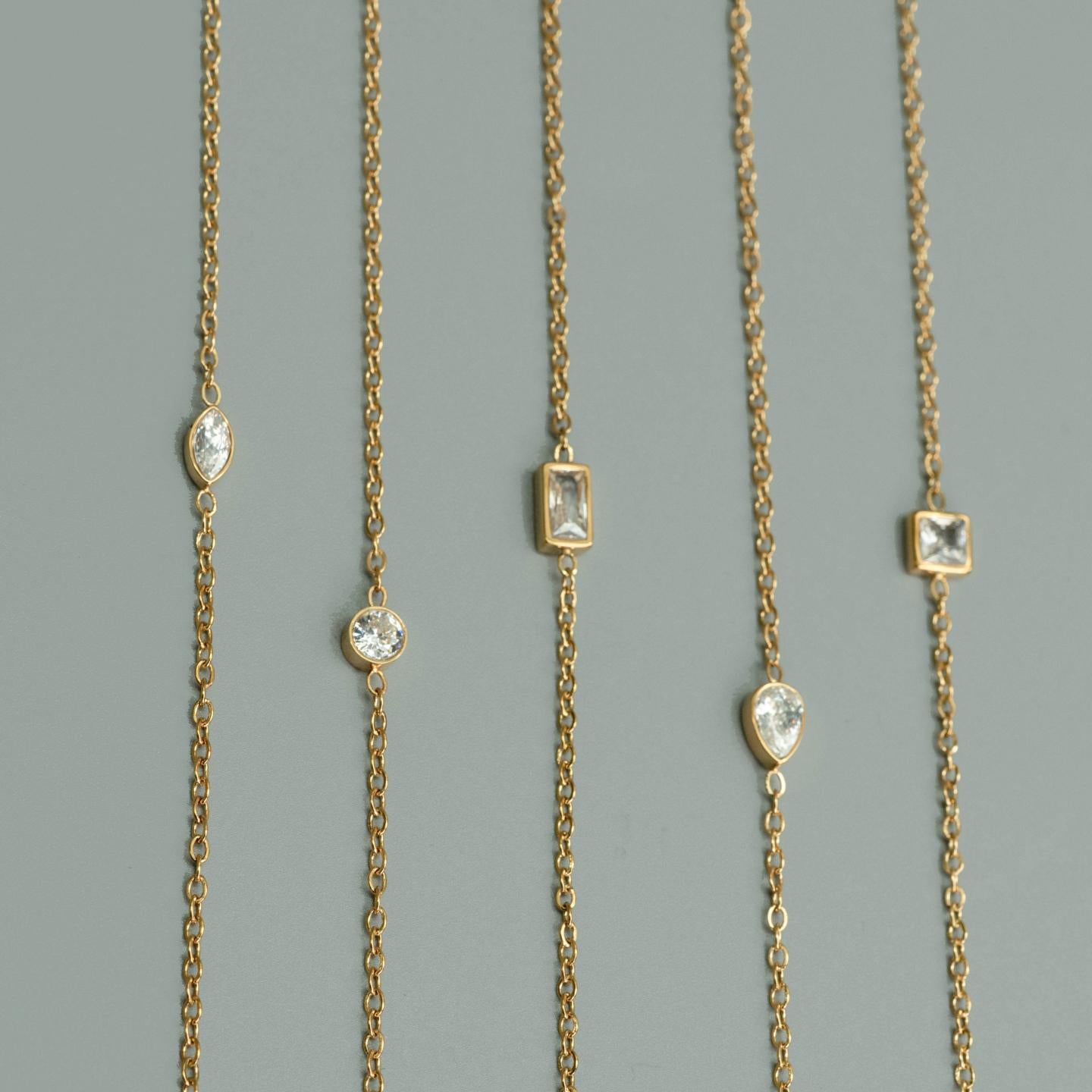 BRILLIANCE STONE Chain Bracelet Fashion Accessories