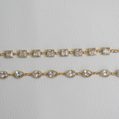 SQA-YVO Stone Chain Bracelet Fashion Fashion Accessories