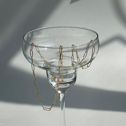Paperclip Collection Sets of Necklace and Bracelet