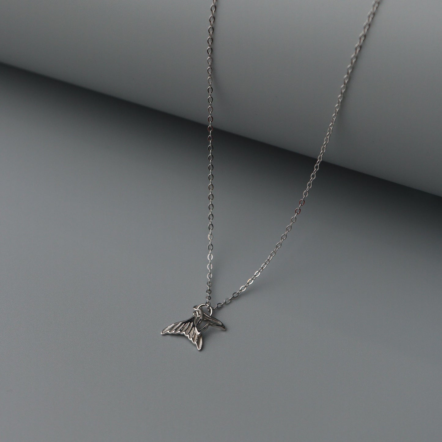 SALEM S925 Silver Mermaid Tail