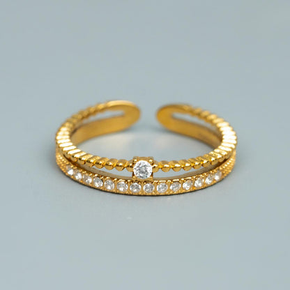 BRILLIANCE COLLECTION of Earrings, Bracelet & Rings Fashion Accessories