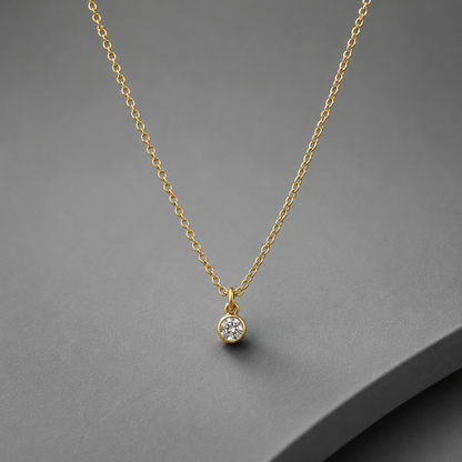 BRILLIANCE STONE Pendant Chain Necklace For Women's