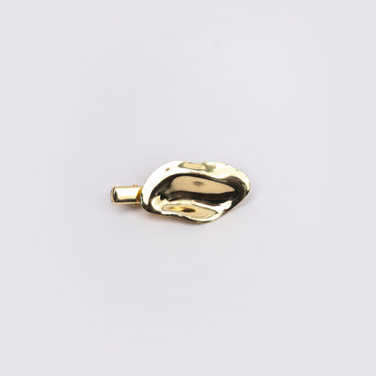 Hair Clip BLOOM Collection for Women – Gold Tone Stylish Barette Hair Accessories