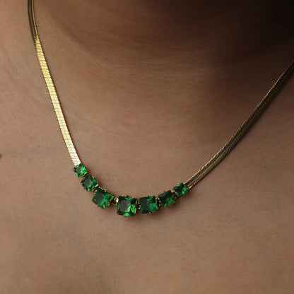 ADIA Green Pendant Necklace
