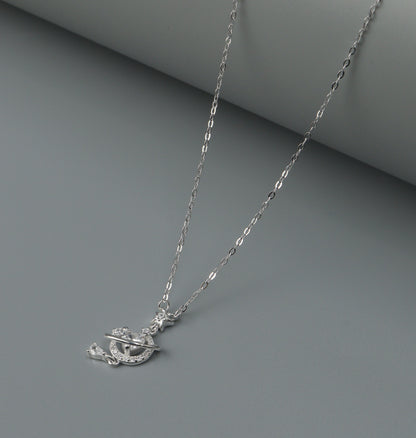 S925 Silvers Versatile Shapes Pendant Chain Necklace for Women