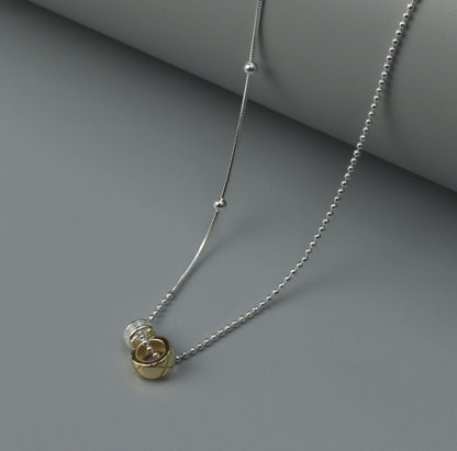 S925 Silvers Versatile Shapes Pendant Chain Necklace for Women