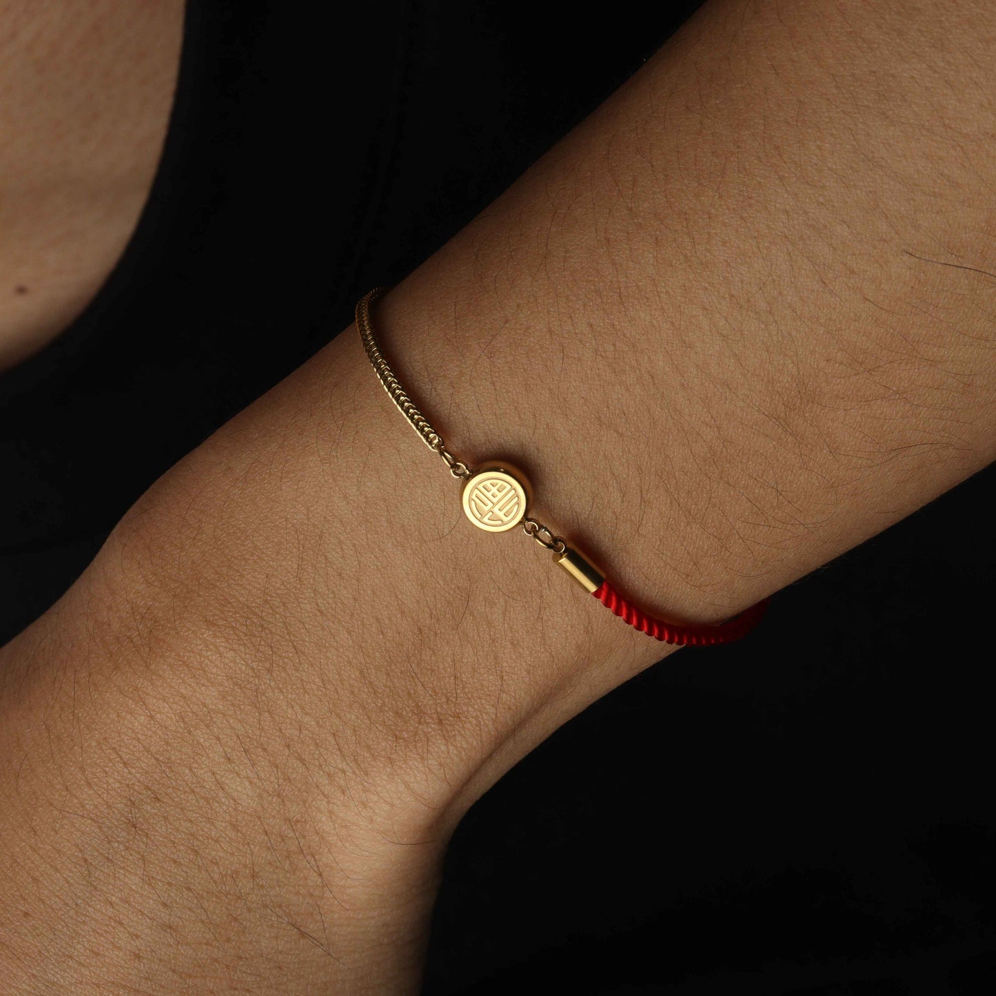 AGHARID Red Tail Rope Bracelet