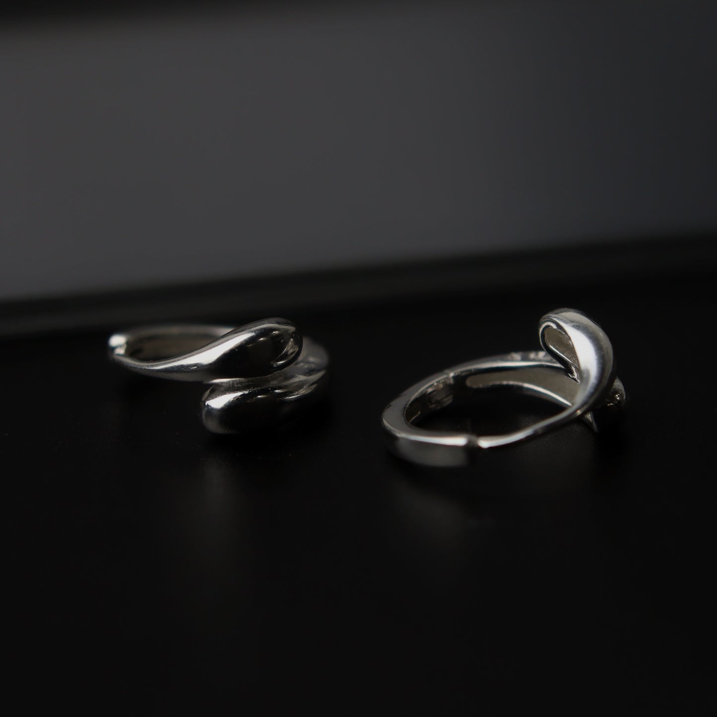 EUL S925 Silver Tear Drop Clip