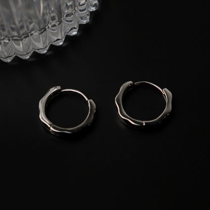 PORCIE S925 Silver Asymmetrical
