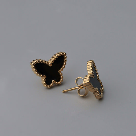 BLACK BUTTERFLY BELLONA EARRINGS