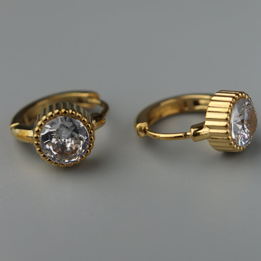 ORIN Round Clip Earrings