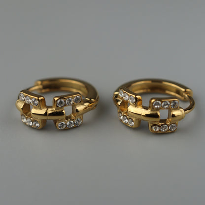 OLVA Buckle Clip Earrings