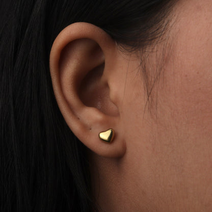 ADIRA Simple Heart Stud Earrings Fashion