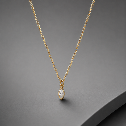 BRILLIANCE STONE Pendant Chain Necklace For Women's