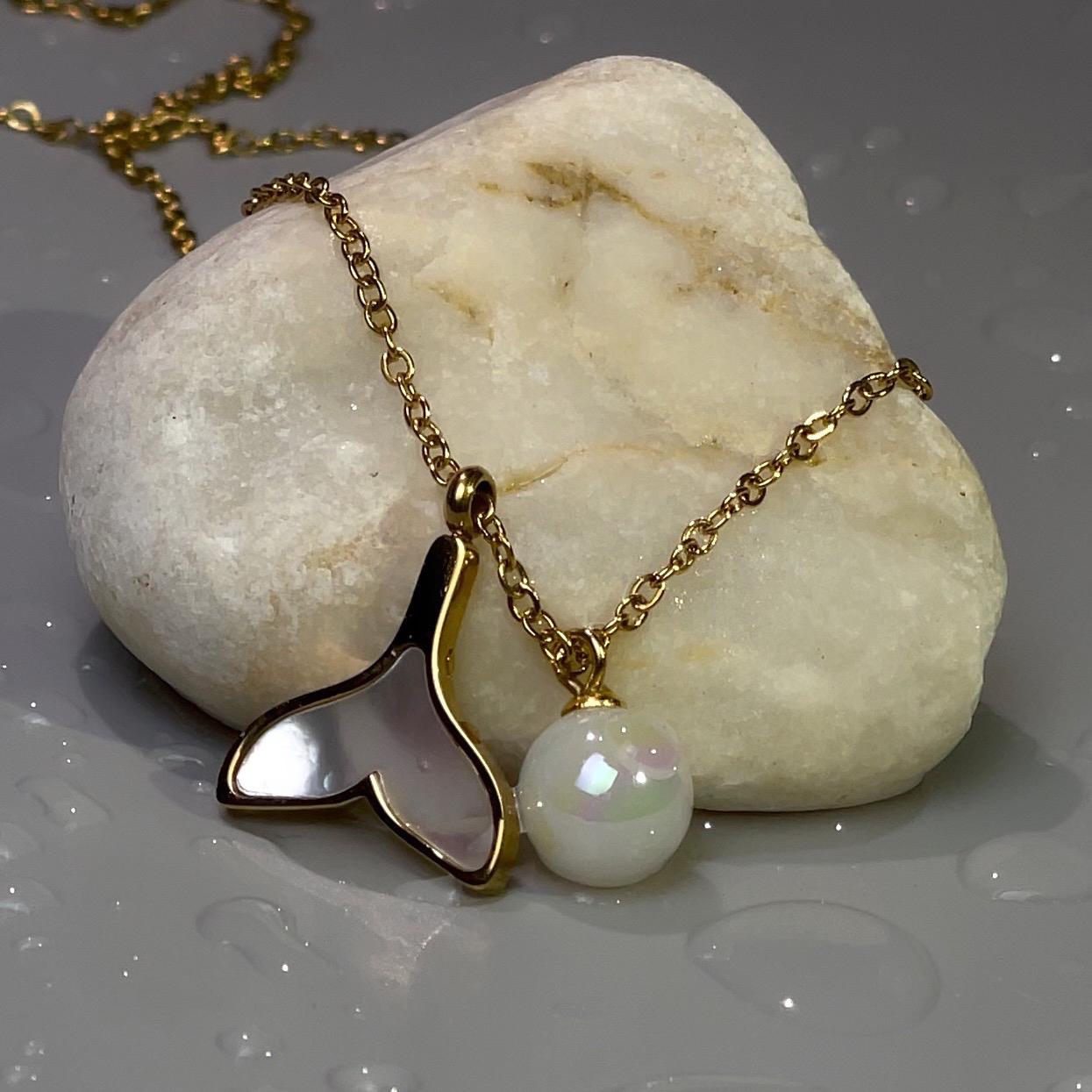 SOLEIL Synthetic Pearl Necklace
