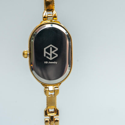 VERONICA Slim Retro Oval Dainty Women’s Wrist Watch