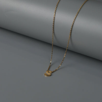 LETTER S Pendant Necklaces