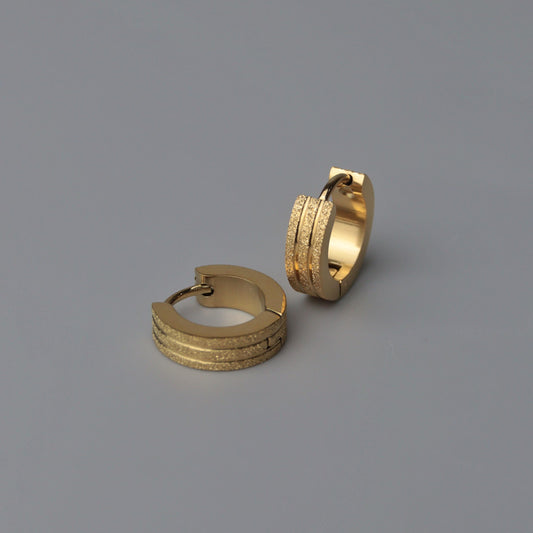 JANE Triple Line Mini Clip Earrings