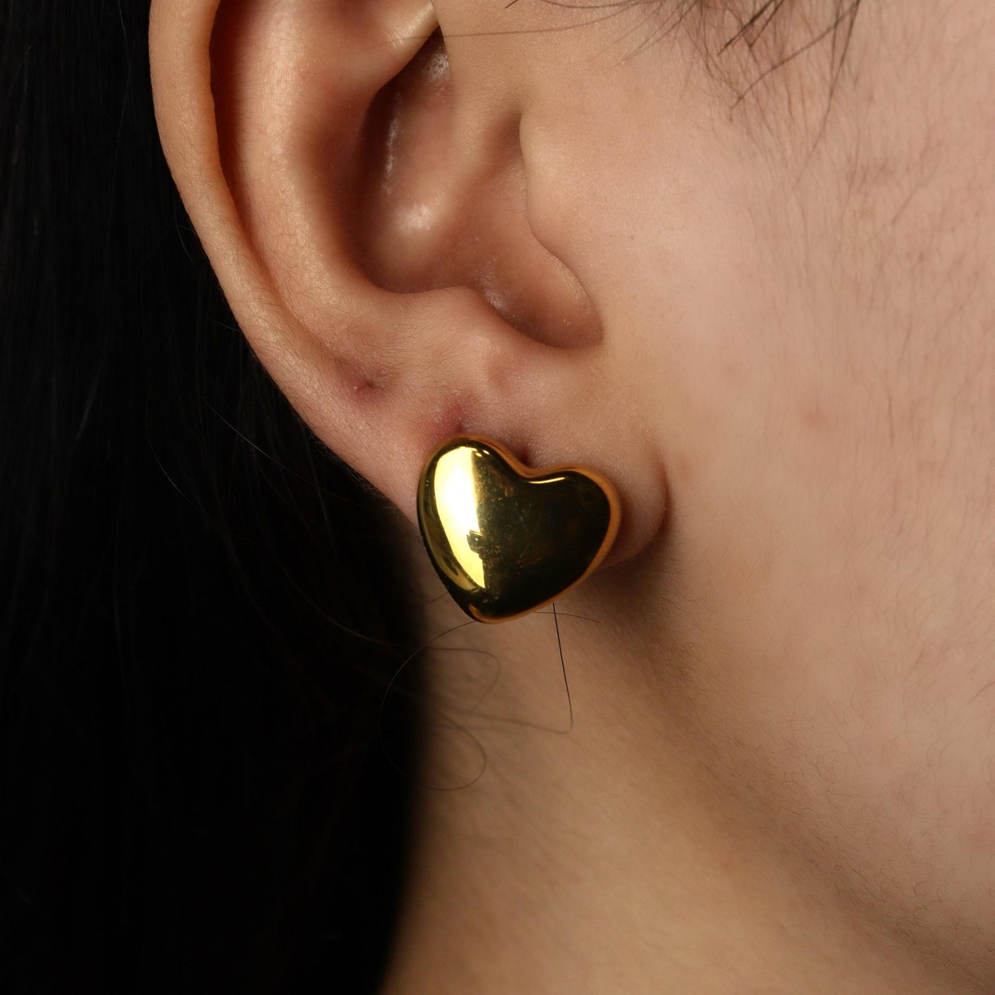 Shapes 15mm Huggies Clip Earrings for Women's