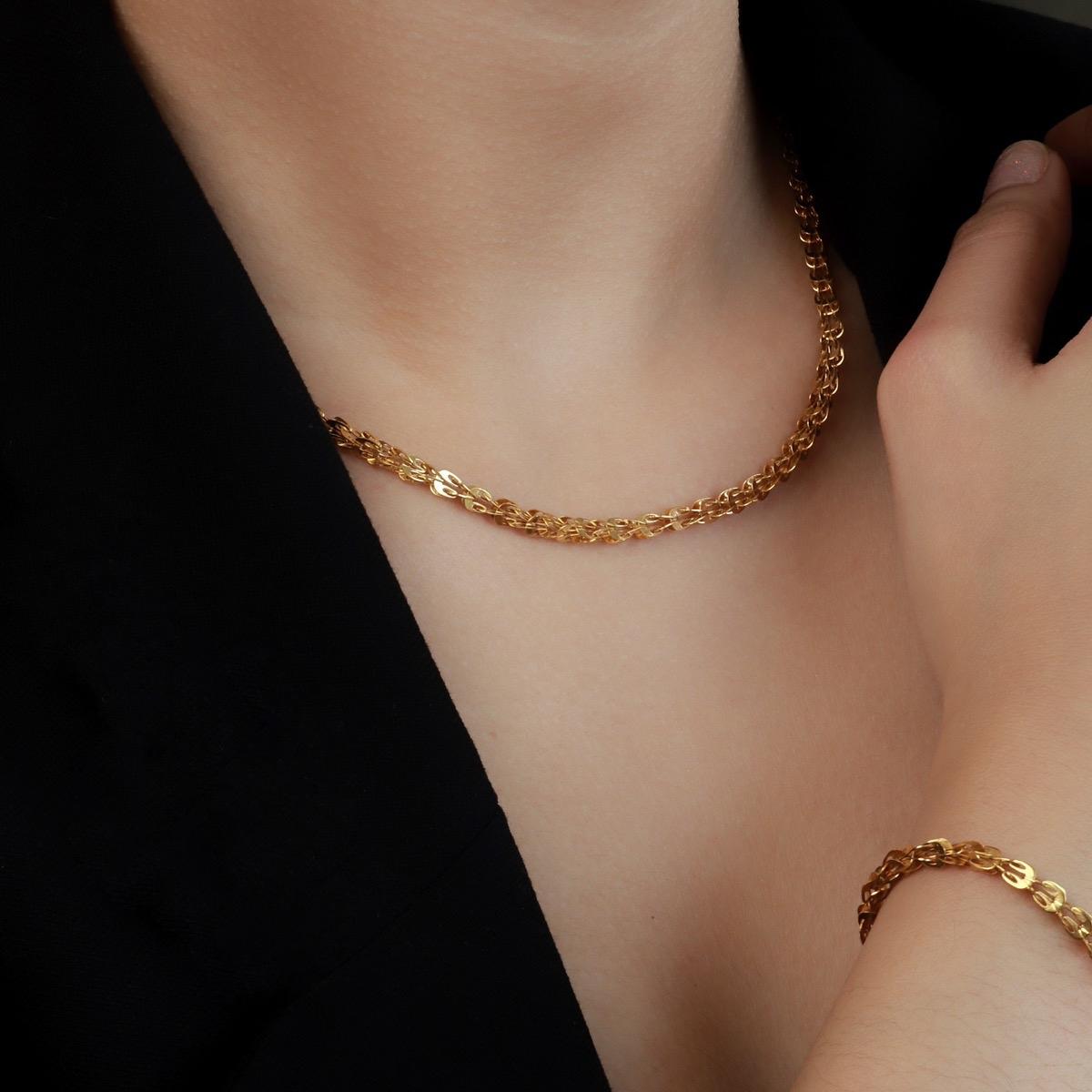 CHANTAL Dancing Chain Collection of Necklace, & Bracelet