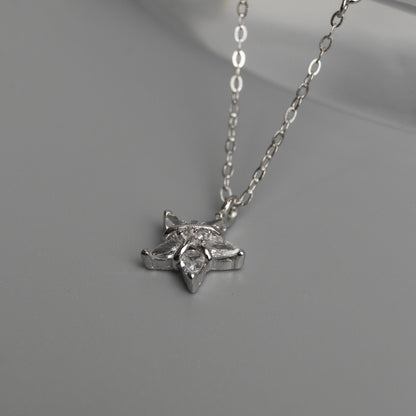STARK S925 Silver Cosmo Mini Star Chain Necklace for Women
