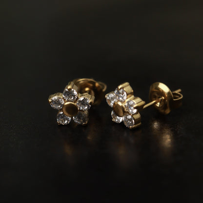 Mini Shiny Stud Earrings Collections Women's