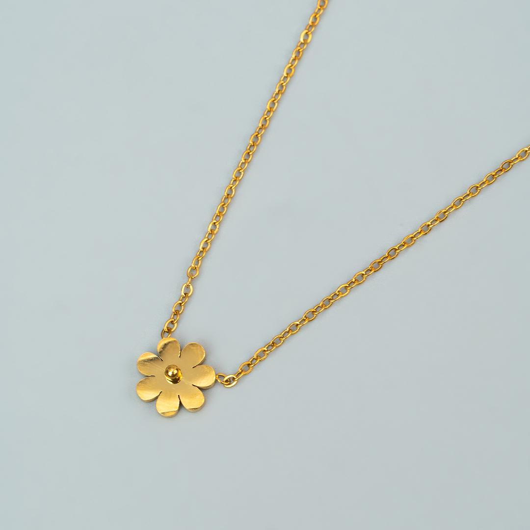 FLOREA Flower Pendant Chain Necklace