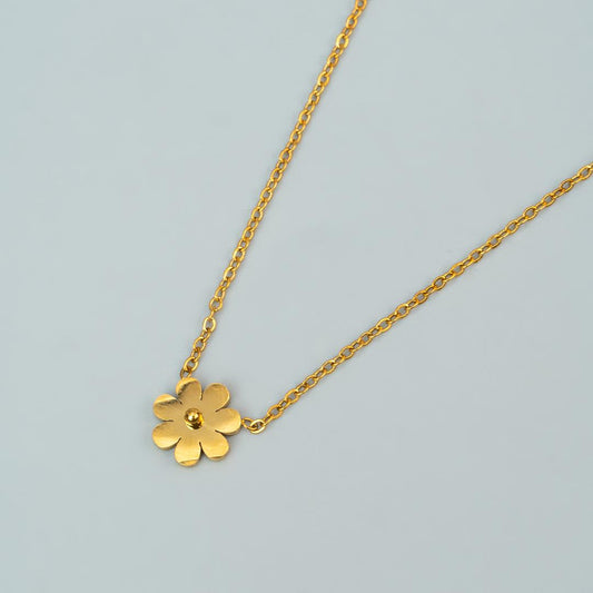 FLOREA Flower Pendant Chain Necklace