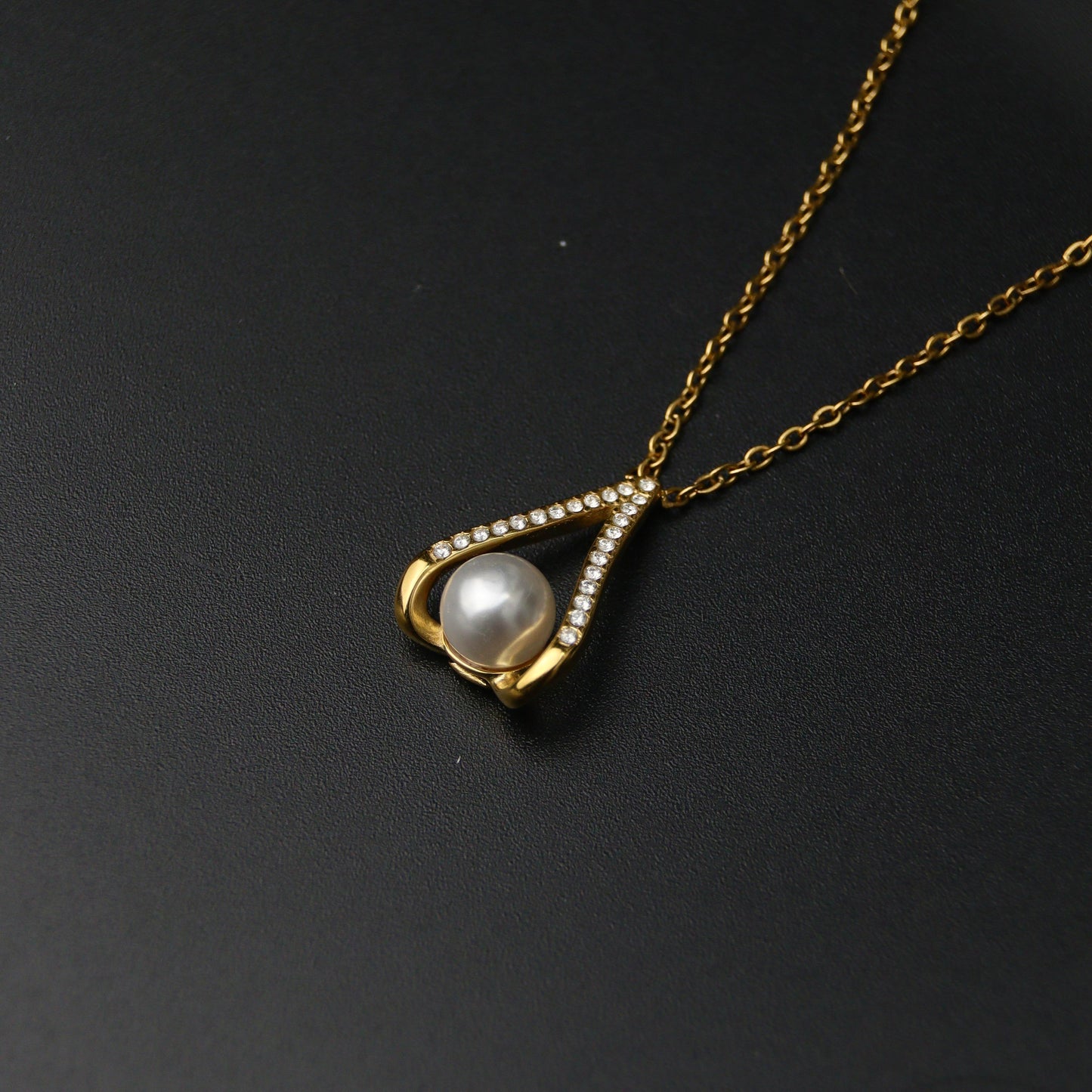 Synthetic Pearl Cage Collection Of Necklace and Earrings Women's