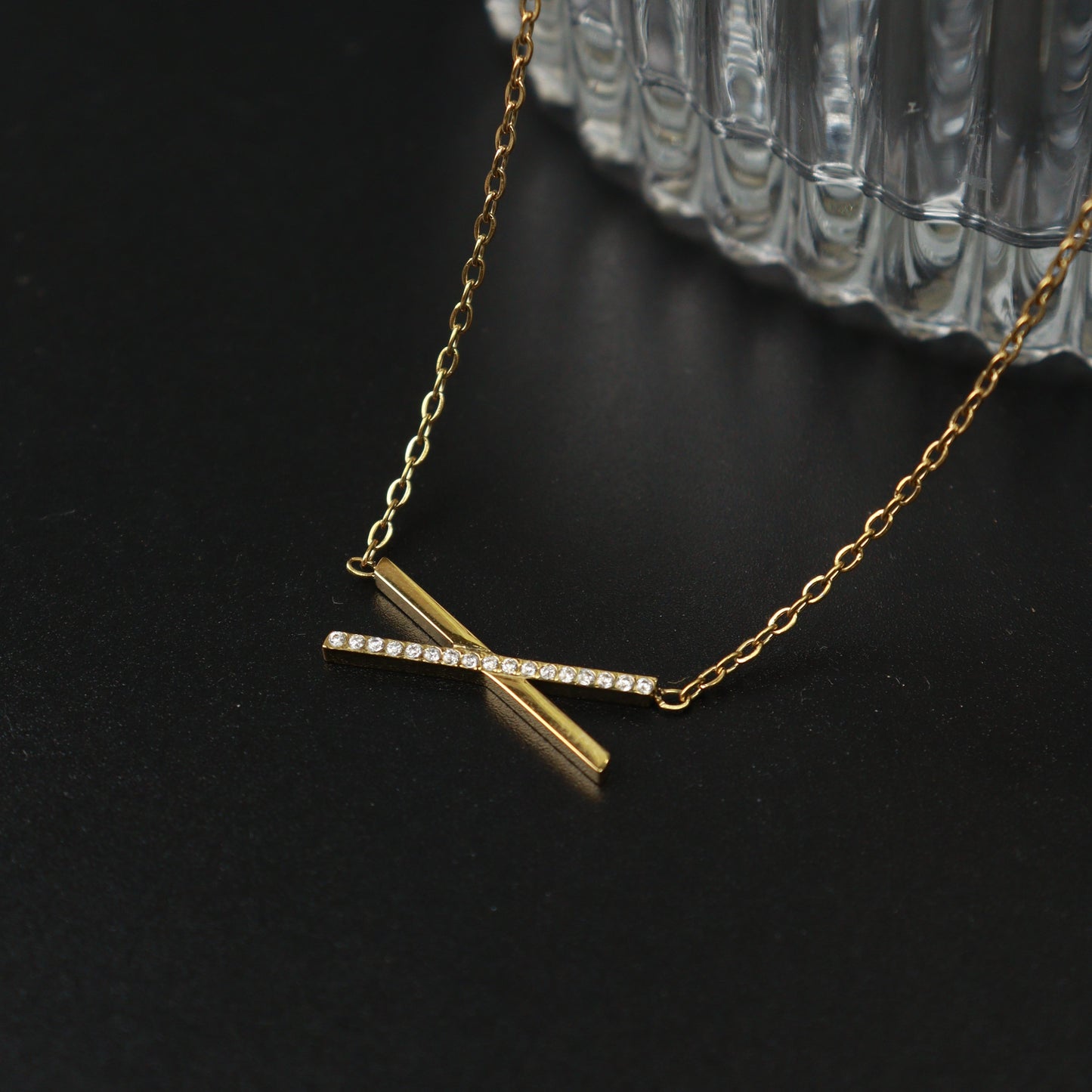 ALINA X Pendant Chain Necklace