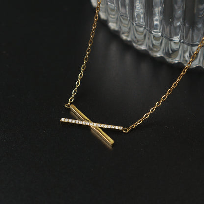 ALINA X Pendant Chain Necklace