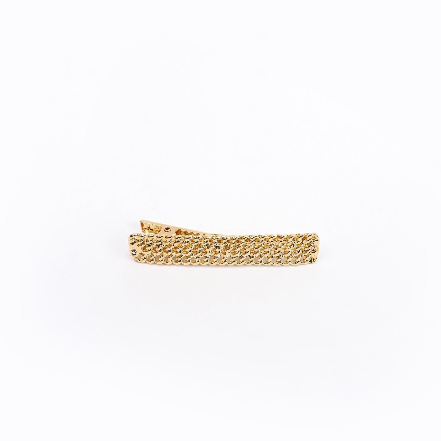 Hair Clip BLOOM Collection for Women – Gold Tone Stylish Barette Hair Accessories