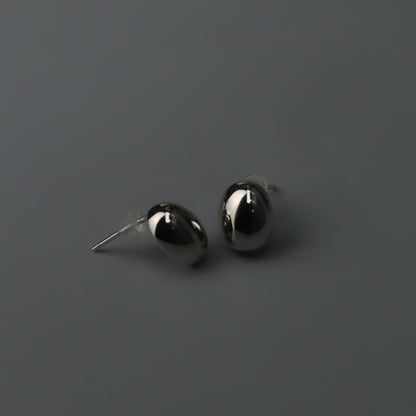 LIEN S925 Silver Mini Scoop Stud Earrings