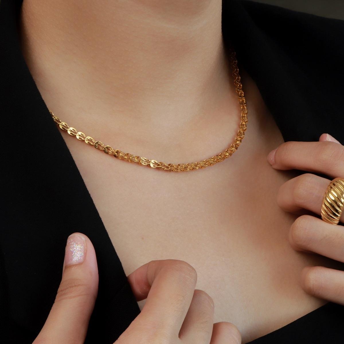 CHANTAL Dancing Chain Collection of Necklace, & Bracelet