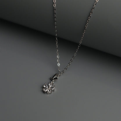 SANA S925 Silver Snowflakes Necklace
