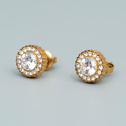 Brilliance Round Stone Shapes Collection of Necklace, Earrings, Bracelet & Ring Fashion Accessories