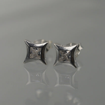 TALA S925 Silver Mini Star Stud Earrings Women's