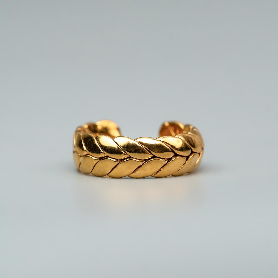 AERA Wheat Twist Adjustable Ring for Women