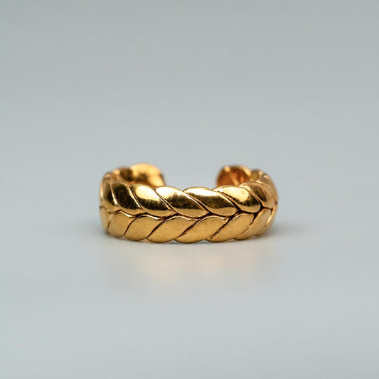 AERA Wheat Twist Adjustable Ring for Women