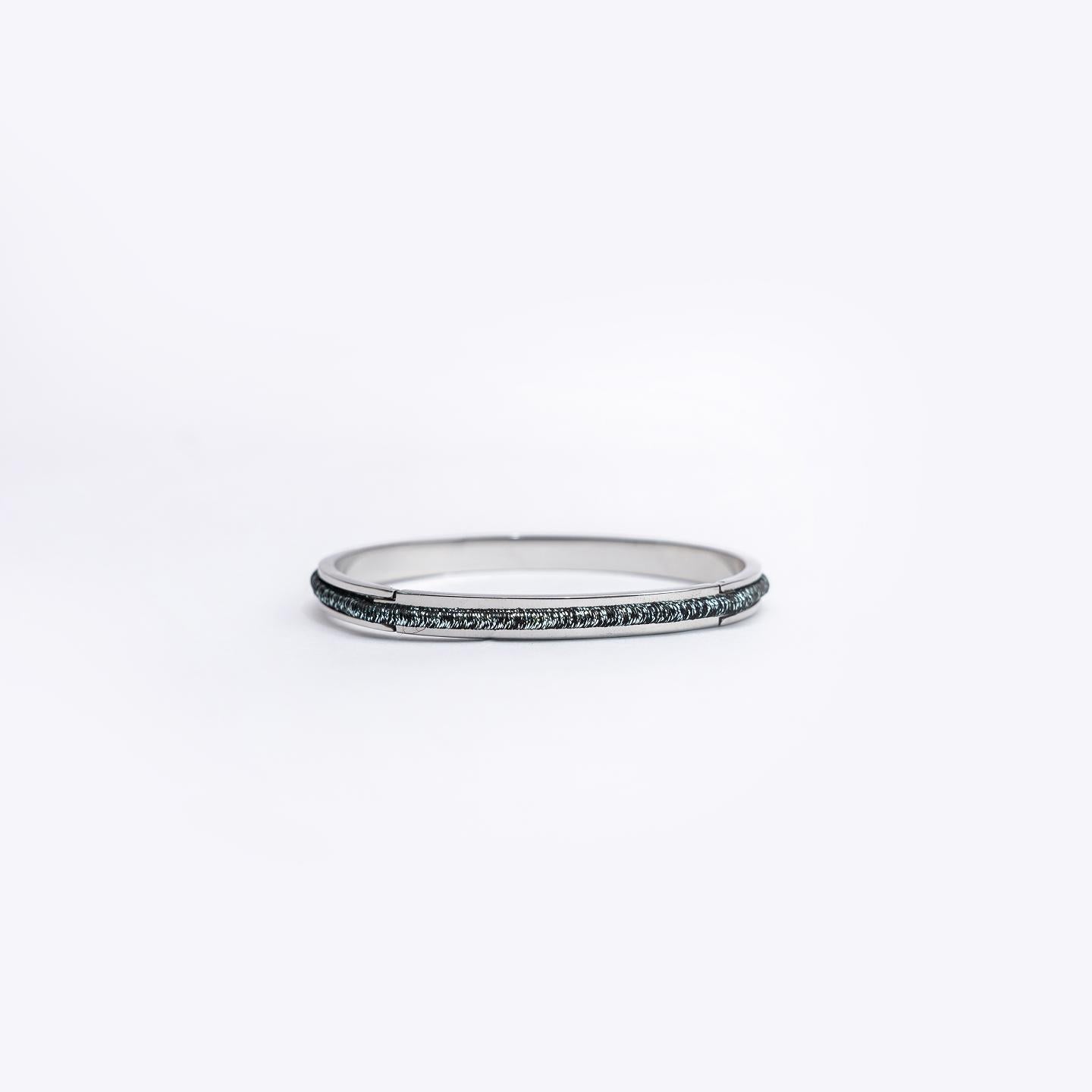 SOLENE Gold/Silver Attachable Different Colors Hair Tie Bangle Bracelet for Women