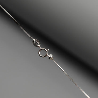 EBELLA S925 Silver Abacus Beads Pendant Chain Necklace for Women