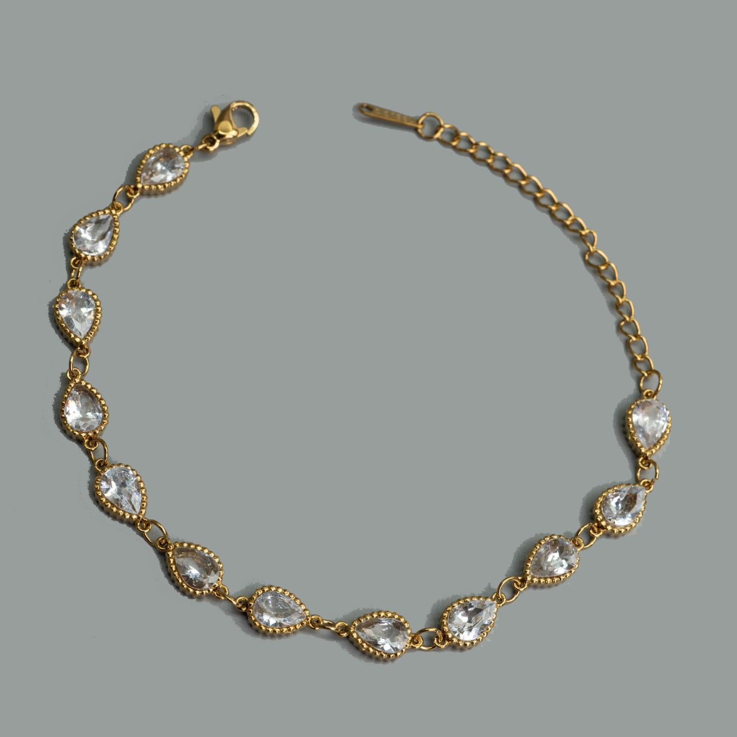 SQA-YVO Stone Chain Bracelet Fashion Fashion Accessories