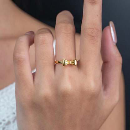 BOEN Ribbon Ring for Women