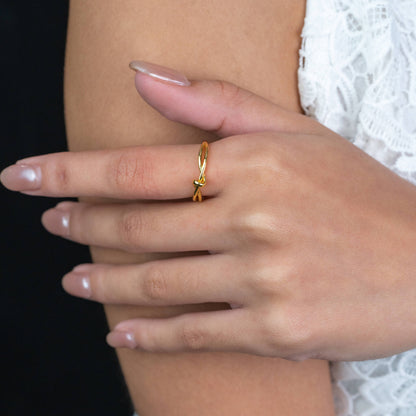 ARC Knot Adjustable Ring for Women