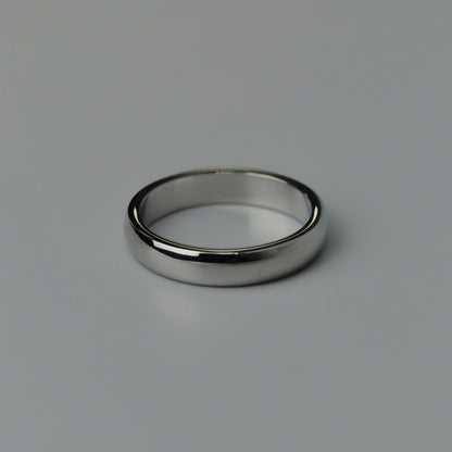 Men Jewelry VAN Silver Thick Plain Ring Fashion For Men's