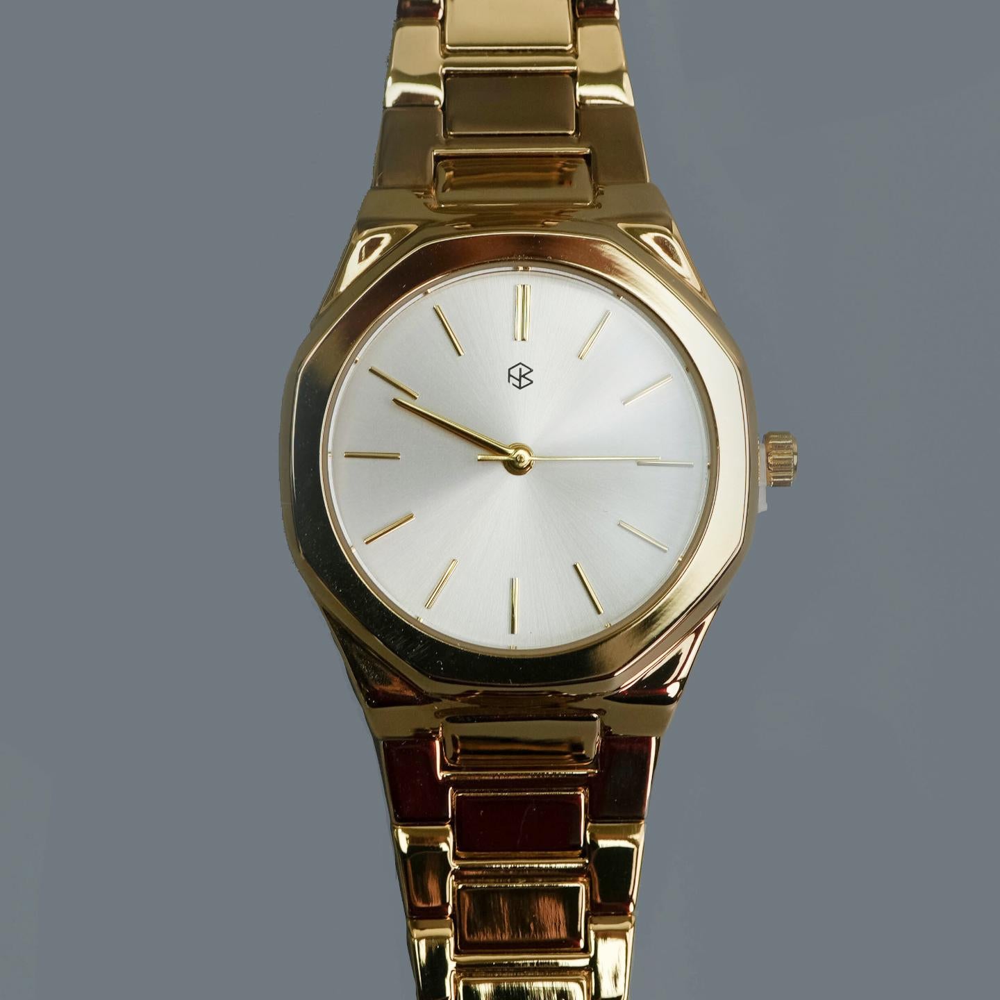 JAGER Vintage Round Gold-Tone Unisex Fashion Watch