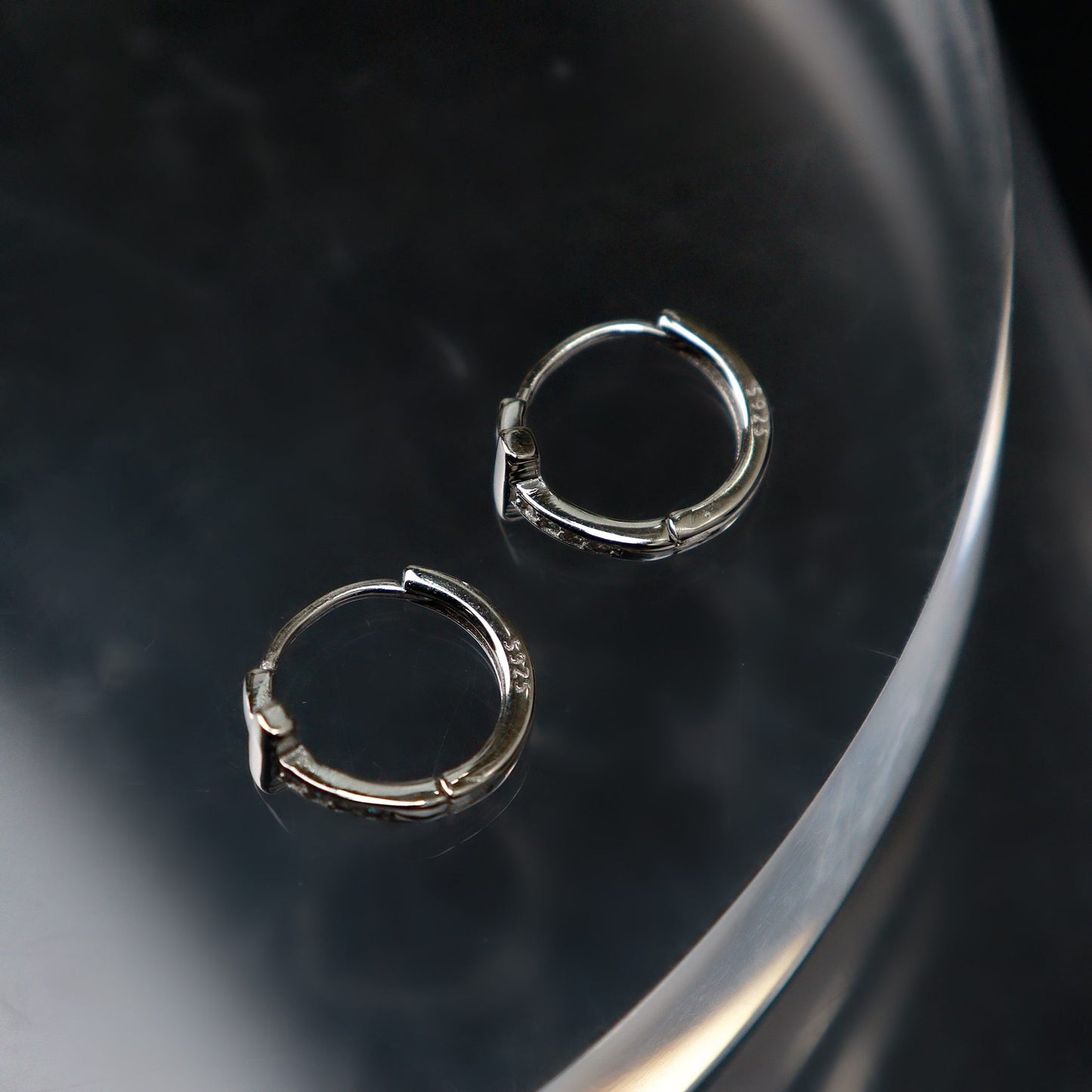 DREI S925 Silver Letter T Clip Earrings Women's